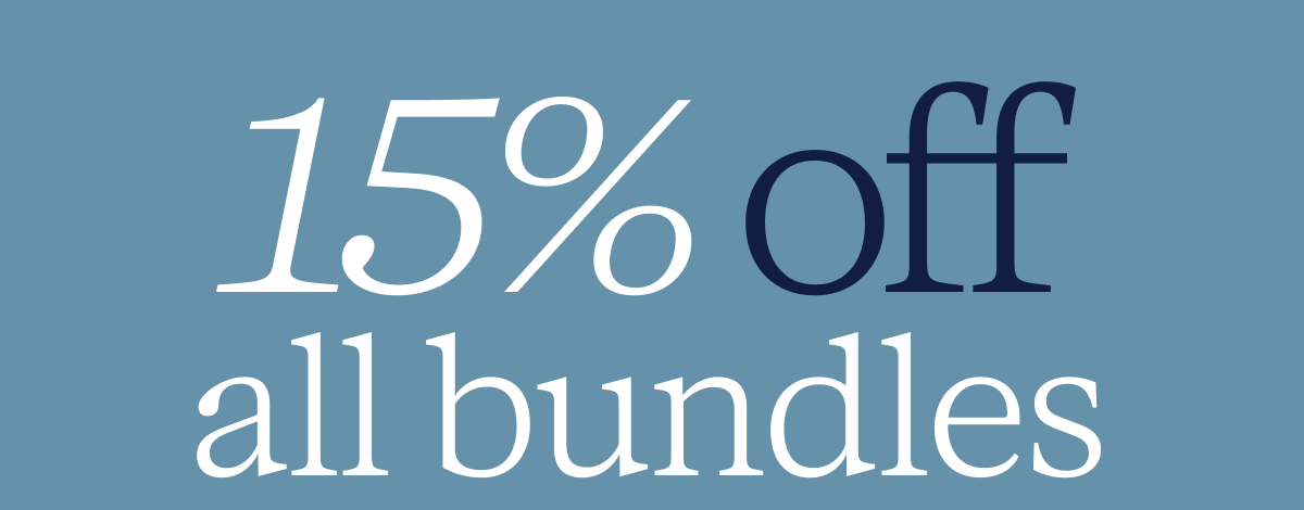 15% Off All Bundles