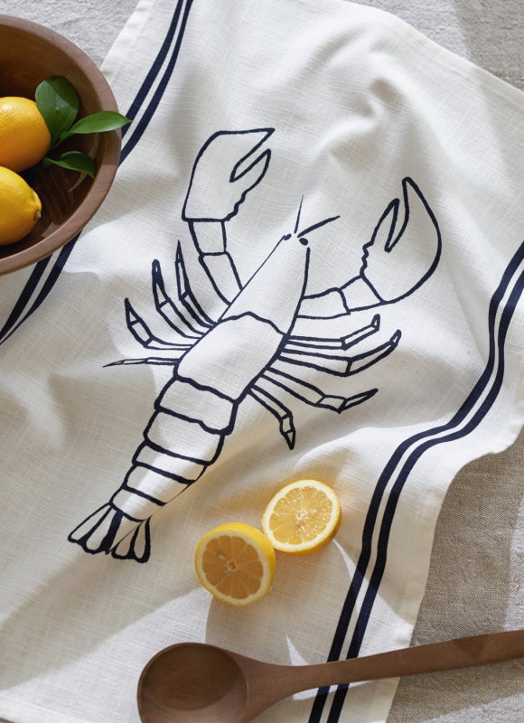 Sardines Tea Towel