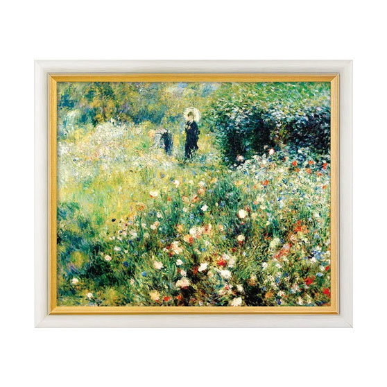 Auguste Renoir: Bild 'Frau mit Sonnenschirm in einem Garten'