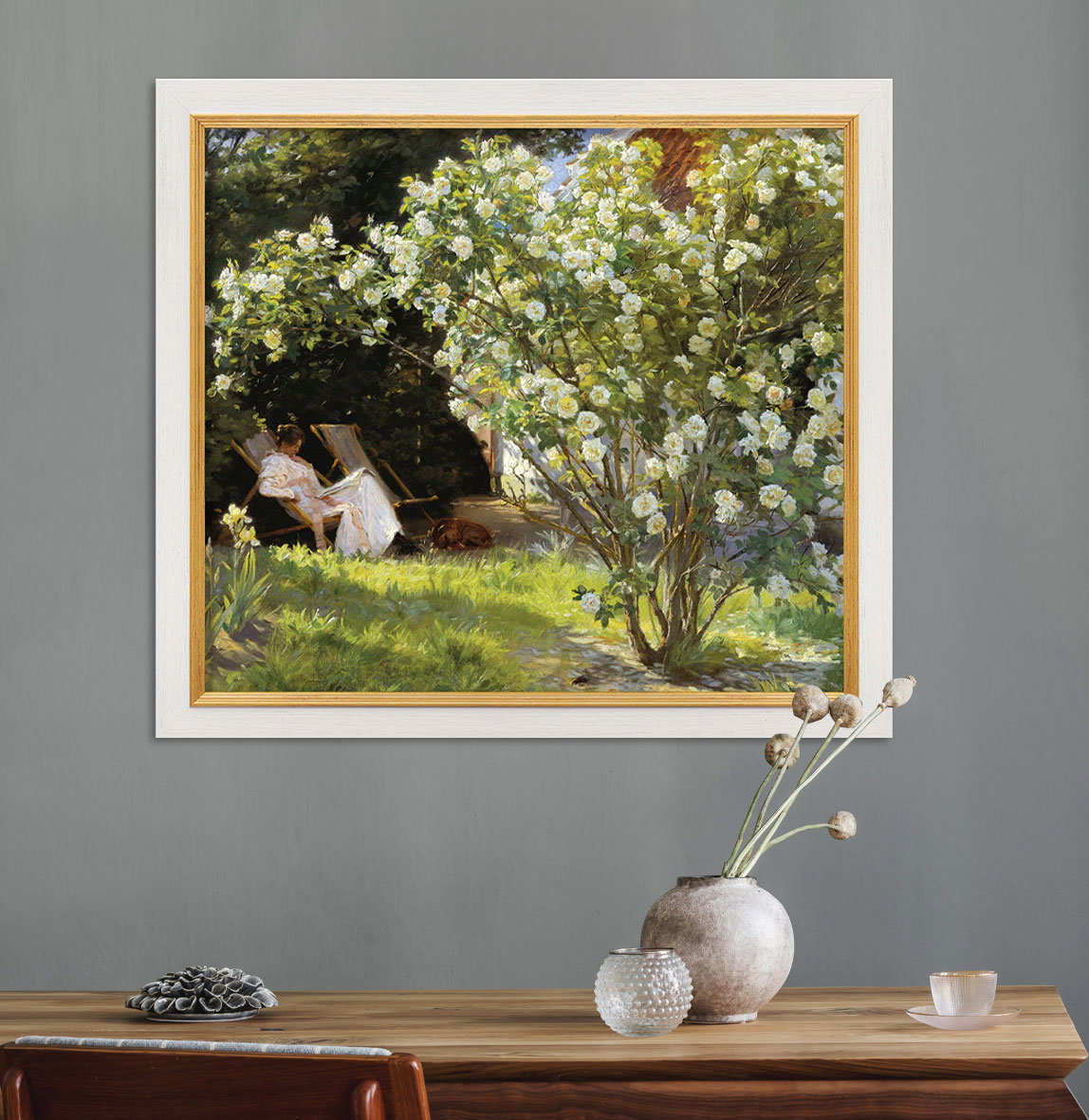 Peder Severin Kroyer: Bild 'Rosen'