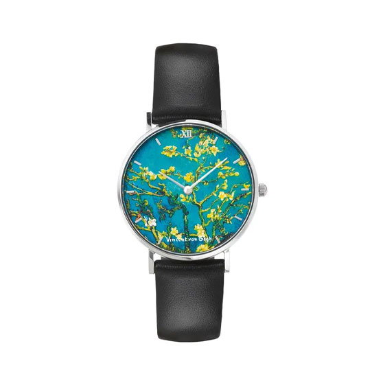 Künstler-Armbanduhr 'van Gogh - Blühende Mandelbaumzweige'