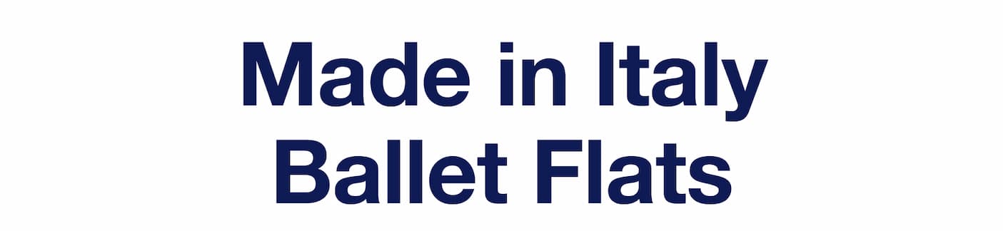Made in Italy Ballet Flats