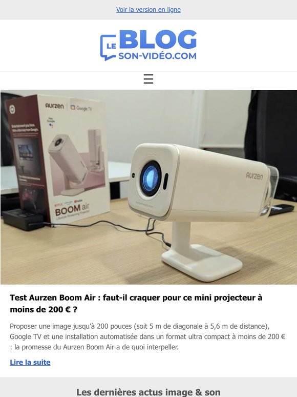 🔥 Les nouveautés image & son à découvrir ce mois-ci