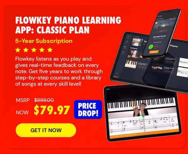 Flowkey Classic Plan: 5-Year Subscription