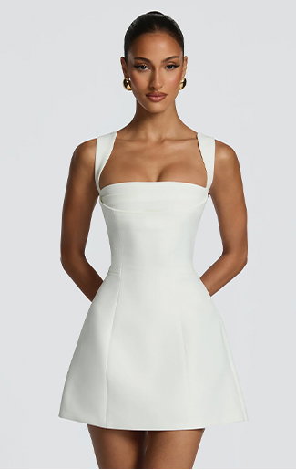 Iona Mini Dress - Ivory