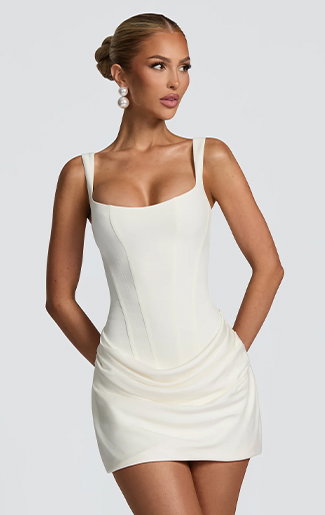 Cornelia Mini Dress - Ivory