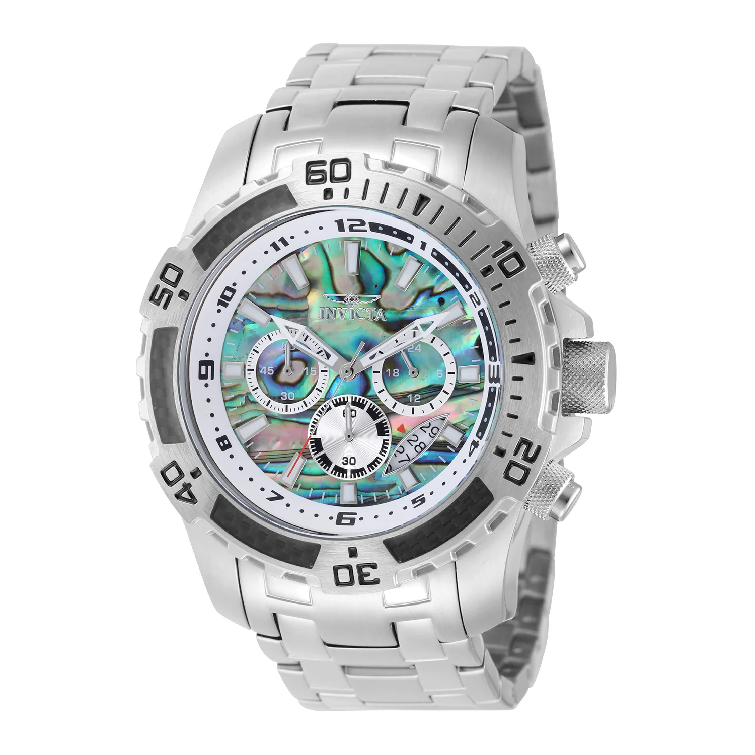 Image of Invicta Men's 51mm Pro Diver Scuba Abalone Iridescent Bracelet Watch