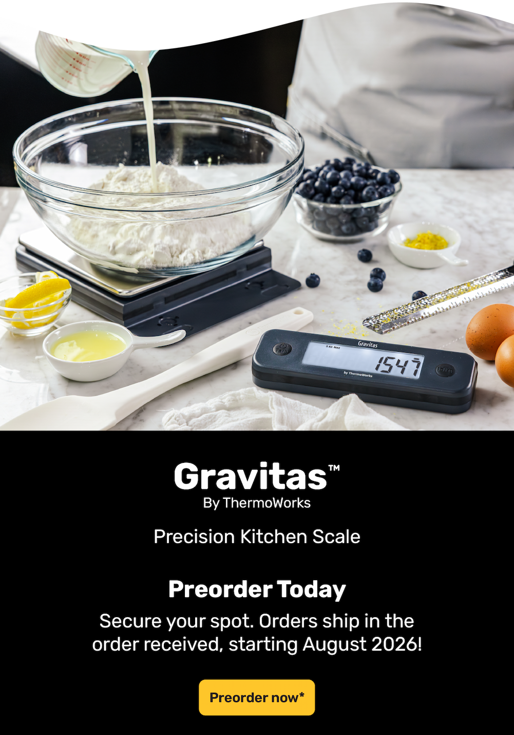 Gravitas Kitchen Scale