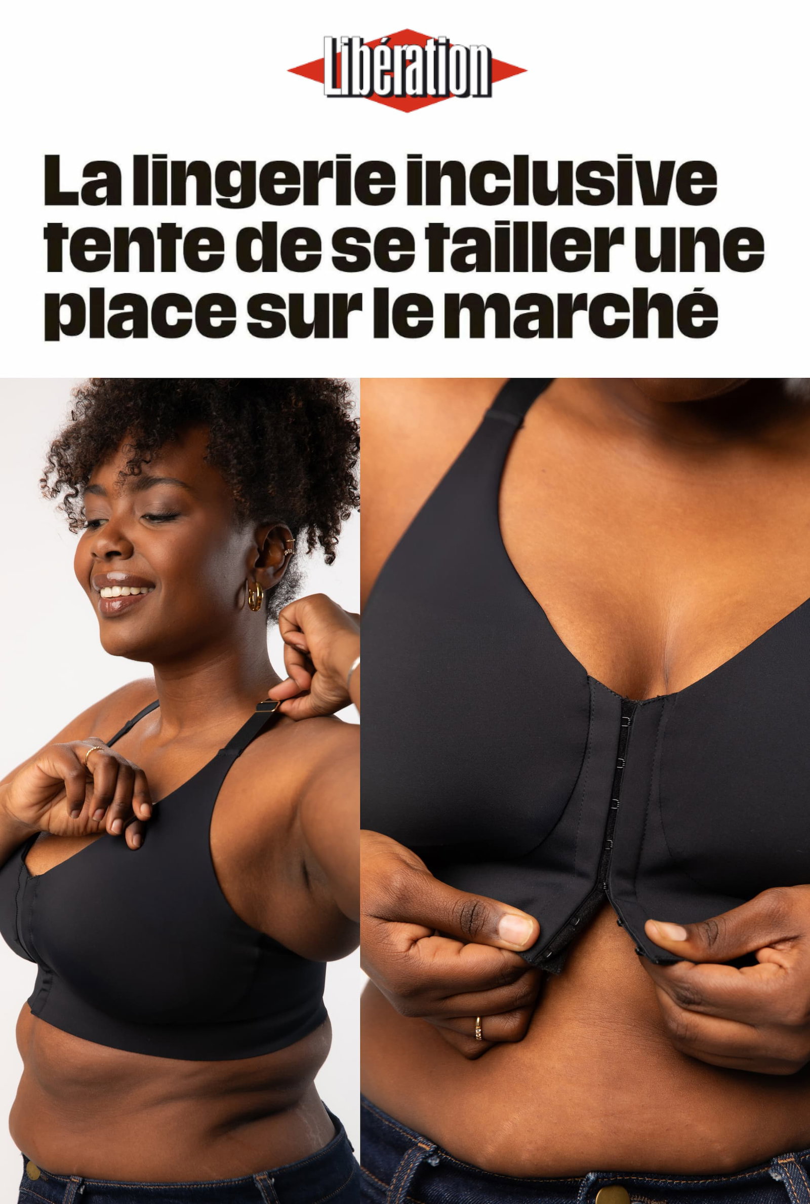 Libération parle de la lingerie inclusive PERCKO