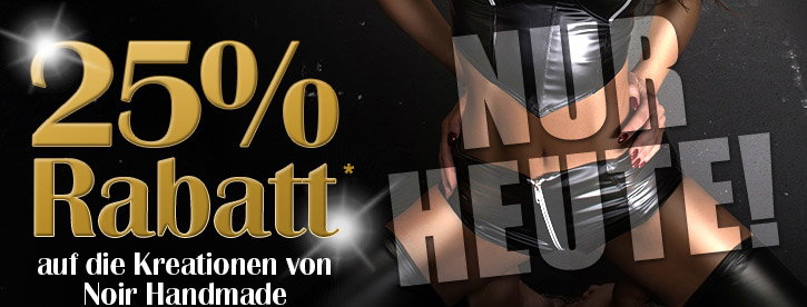 Scharfe Clubwear für lange Nächte: Noir Handmade – nur heute mit 25% Rabatt