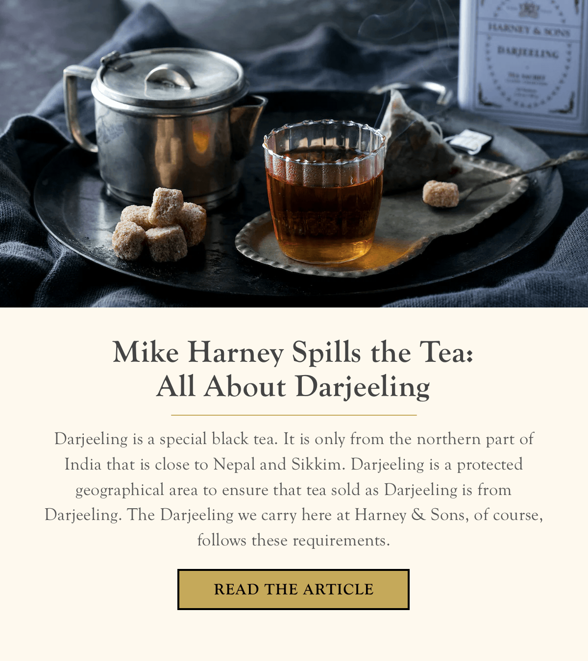 Mike Spills the Tea -- All About Darjeeling >