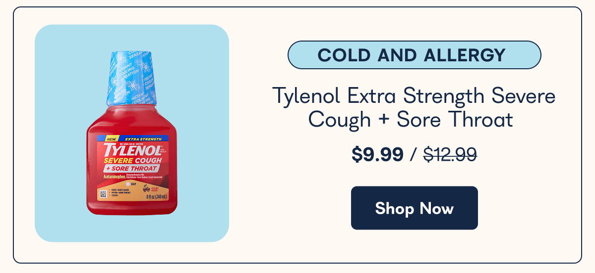 Tylenol Extra Strength Severe Cough + Sore Throat