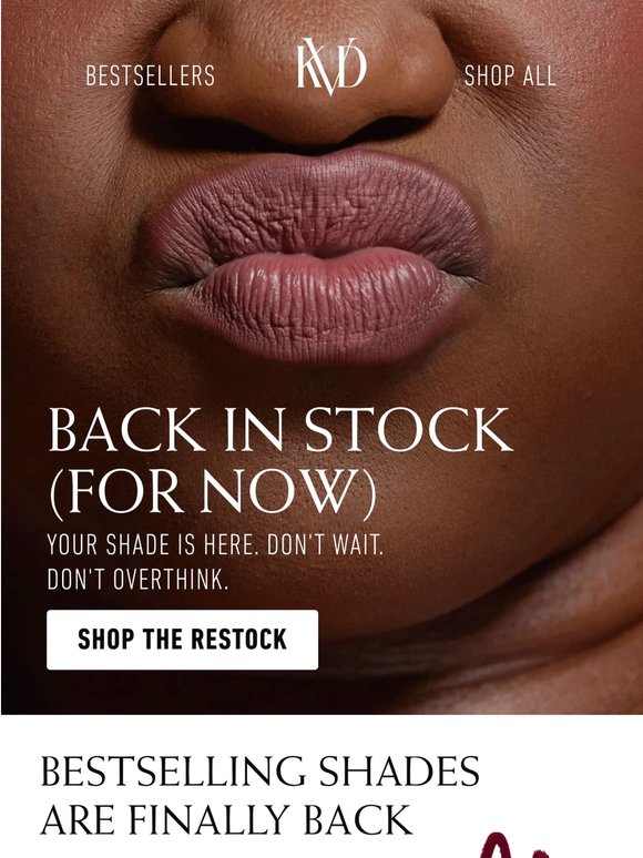 Our bestselling lip liner is BACK 🖤