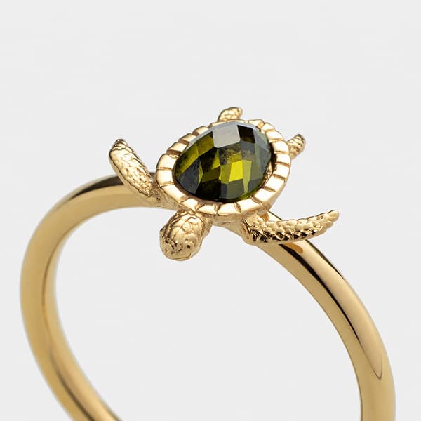 Turtle Ring Gold