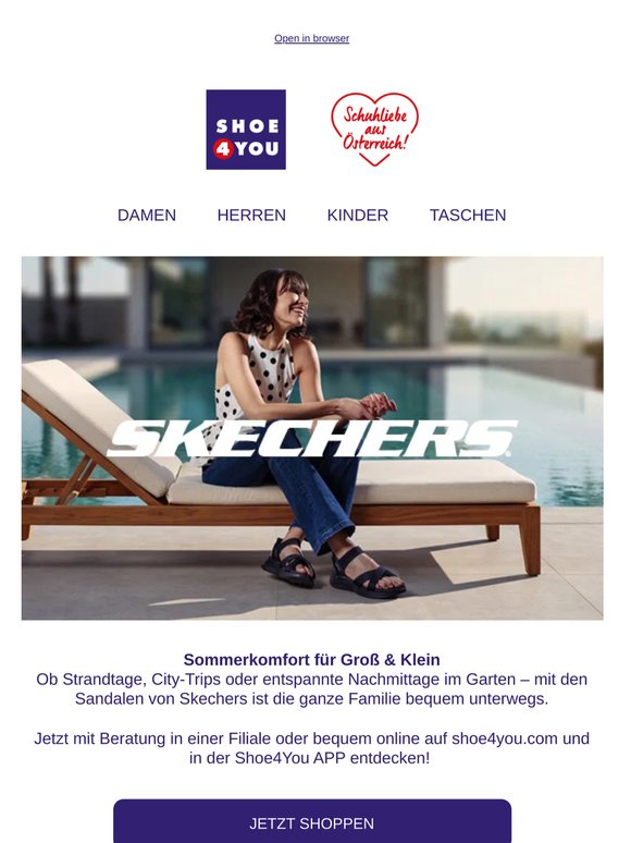 Sommerkomfort mit Skechers Sandalen 💛