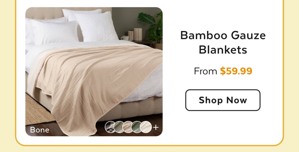 Bamboo Gauze Blankets - Shop Now