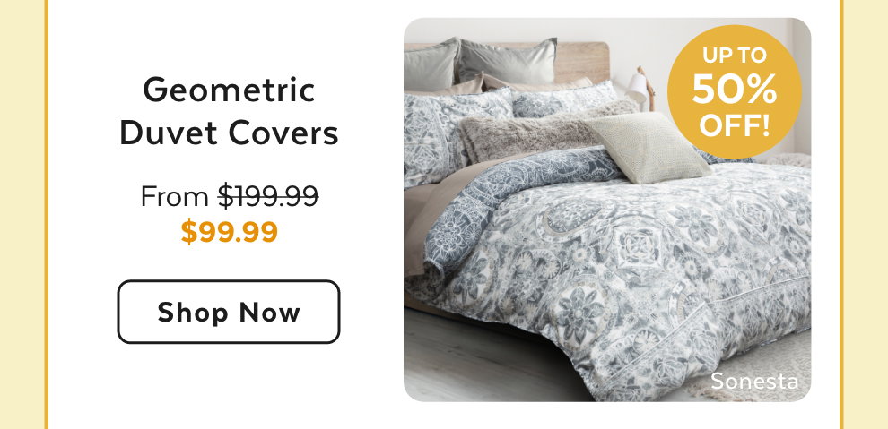 Geometric Duvet Covers - Shop Now