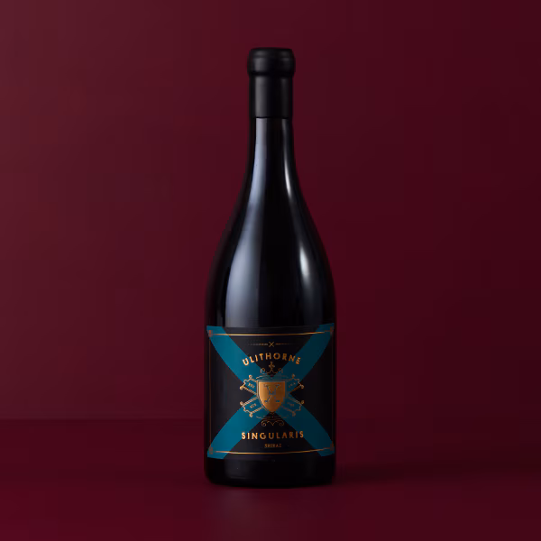A bottle of the Ulithorne Singularis Shiraz 2021 vintage