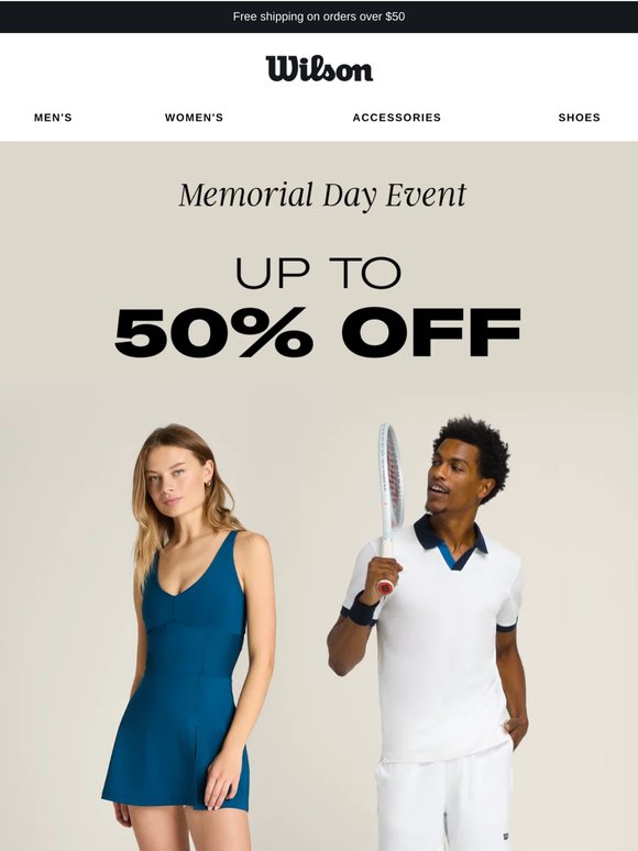 LAST CALL ⏱️ Up to 50% off ends tonight.