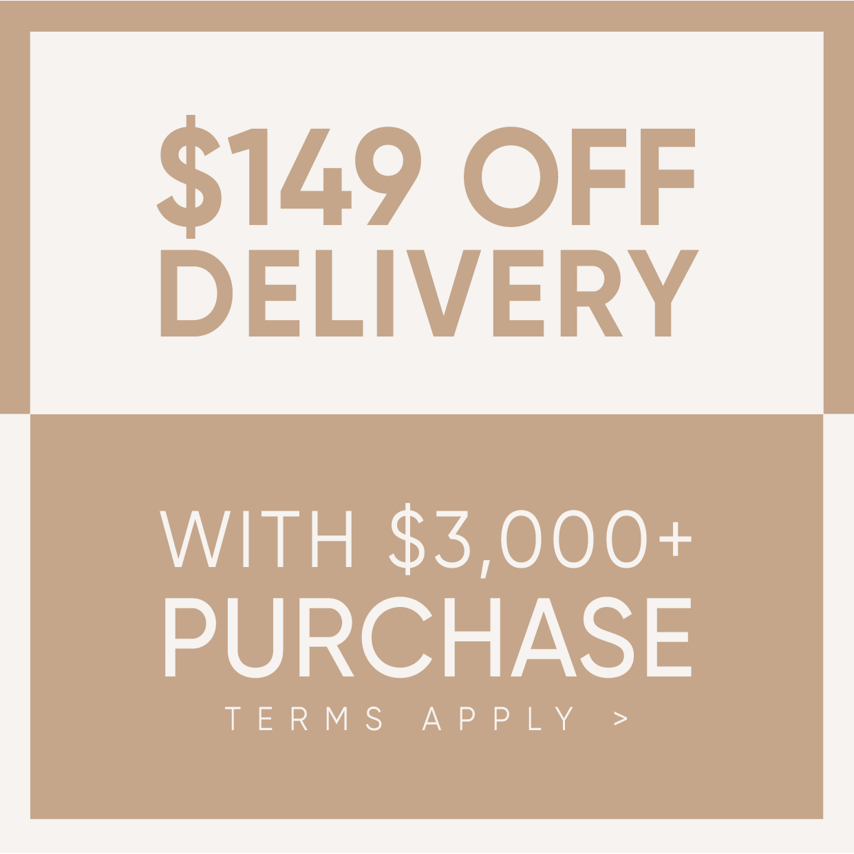 $149 off delivery