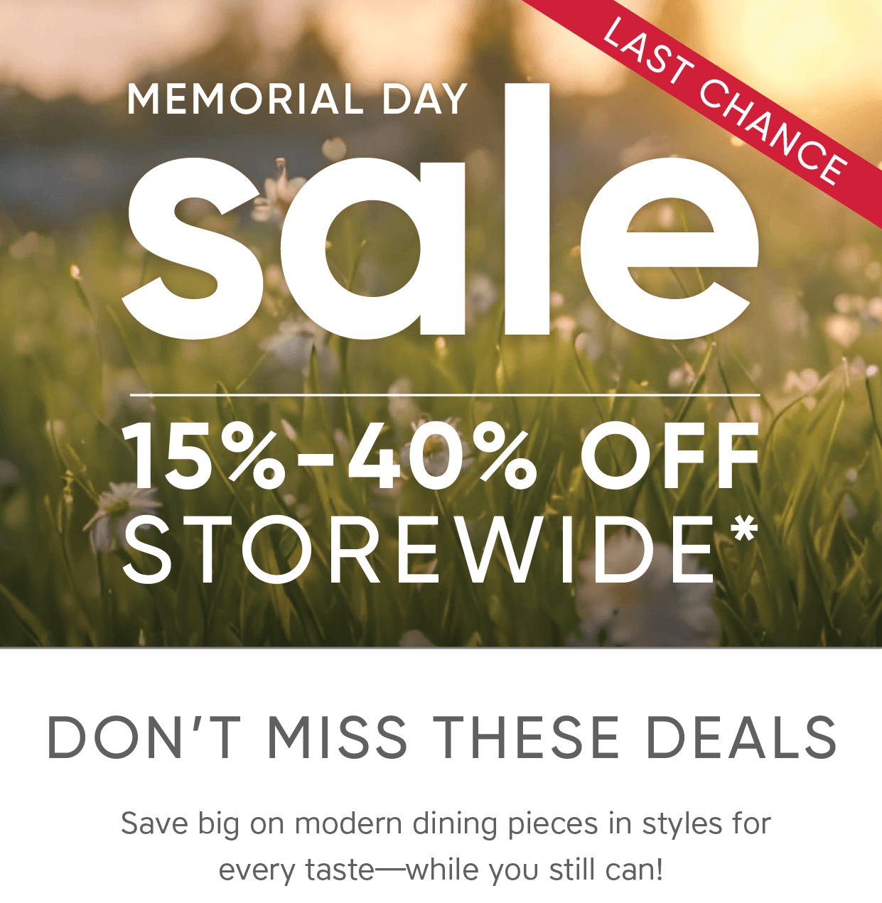 Shop Memorial Day Sale