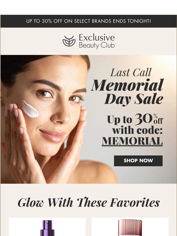 Last Call For Up To 30% Off