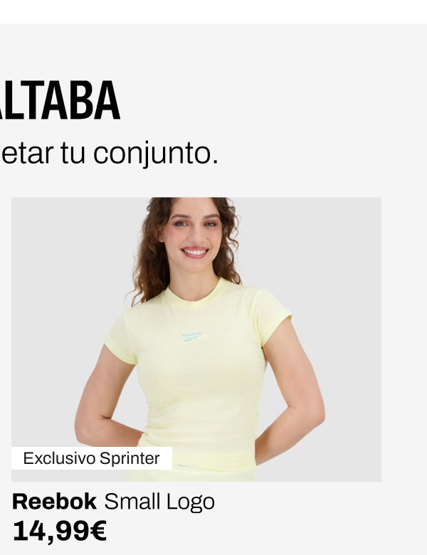 Reebok Camiseta Small Logo