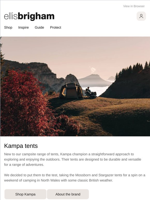 Kampa tents - reviewed