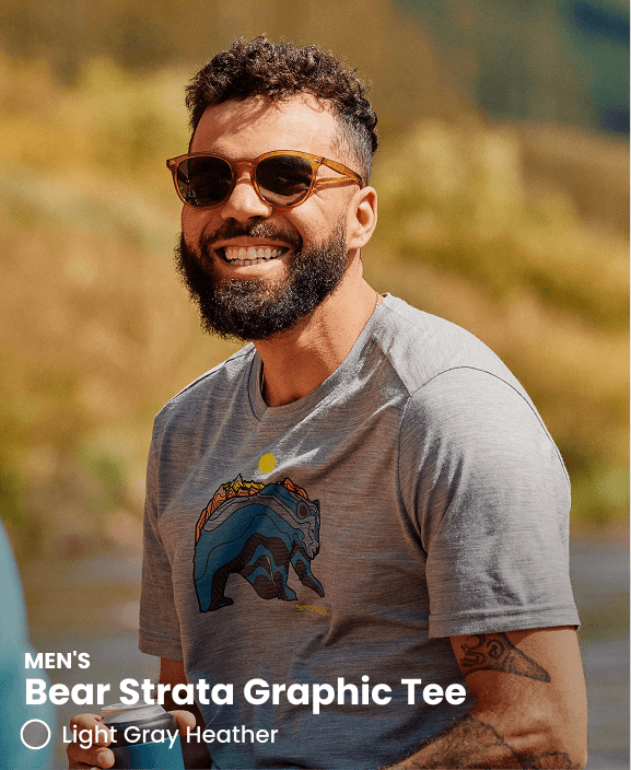 Men's Bear Strata Active Short Sleeve Graphic Tee