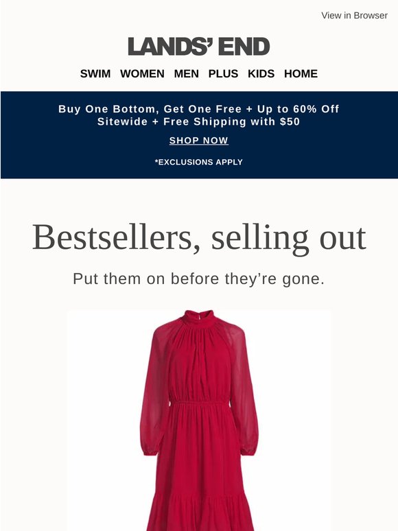 LAST CHANCE: bring home your low-stock favorites