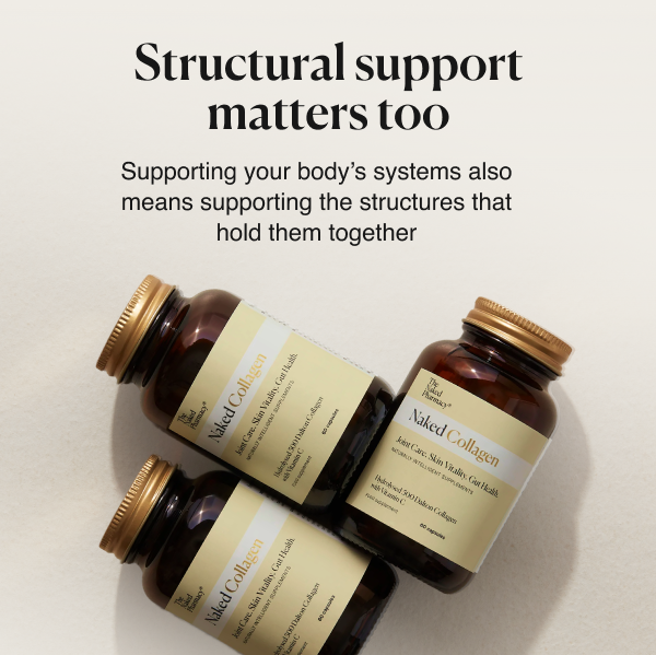 Naked Collagen for long-term structural support
