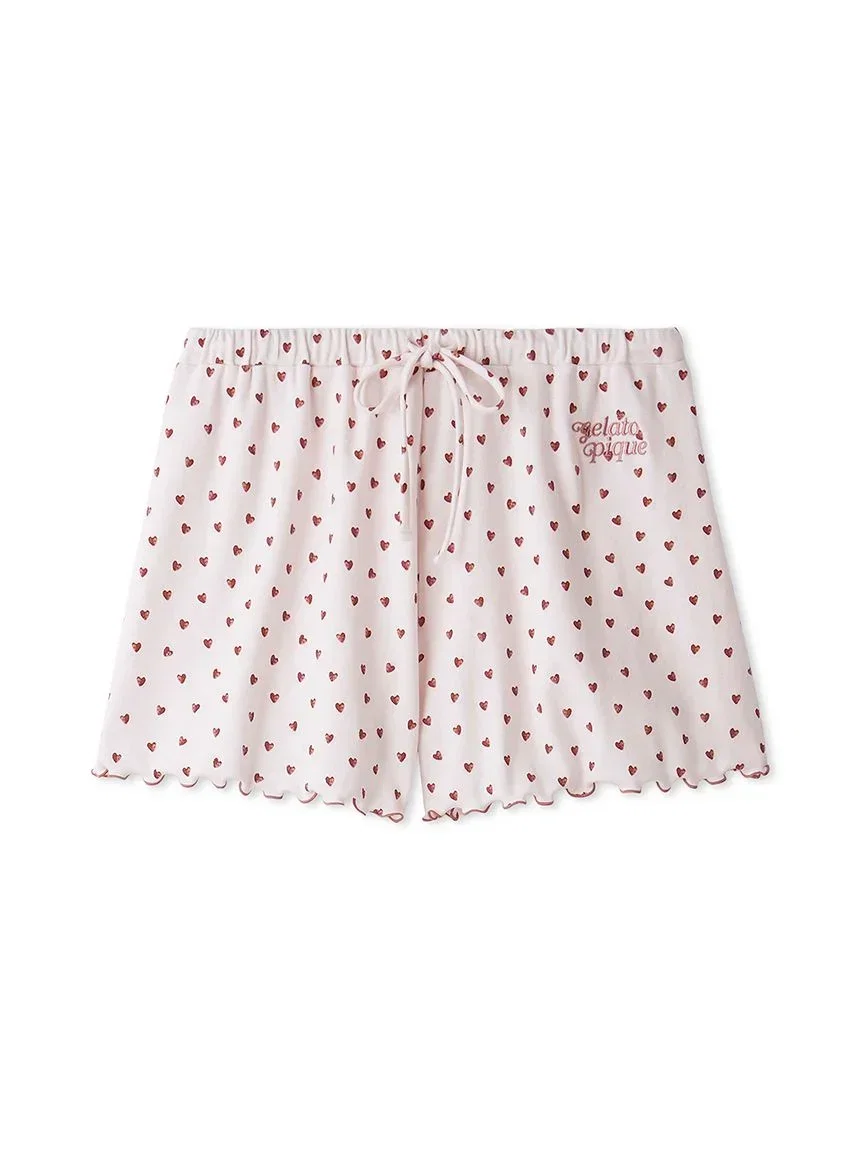 Image of Tuck Stitch Heart Shorts