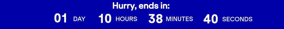 Hurry, ends on 06/01 at 11:59 PM eastern time.