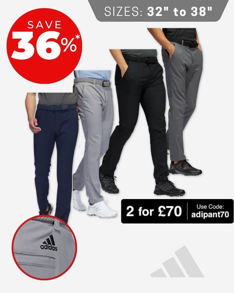 adidas Golf Mens Ultimate365 Primegreen Tapered Pant Trousers