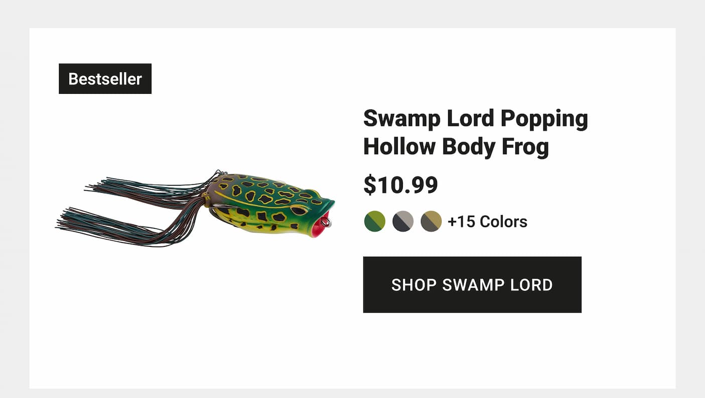 Swamo Lord Popping Hollow Body Frog