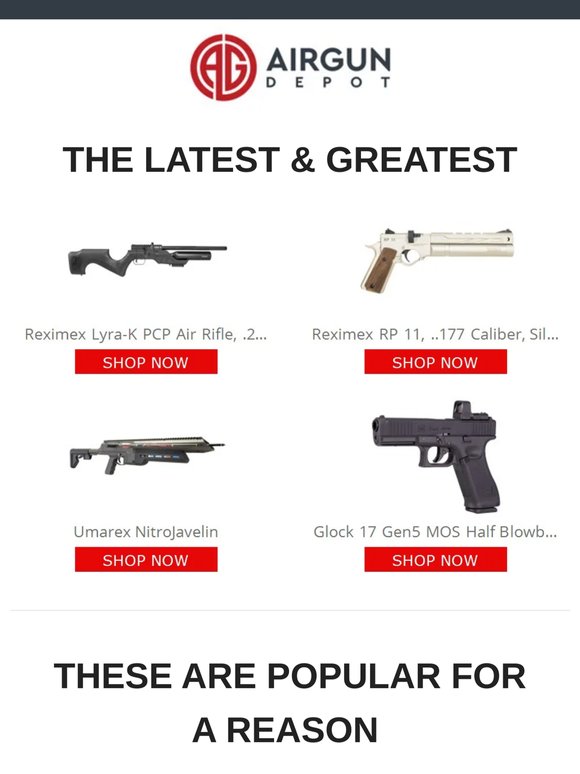 What is NEW at Airgun Depot?