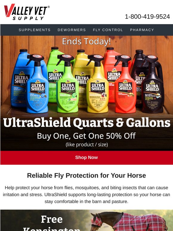 BOGO 50% Off Fly Protection
