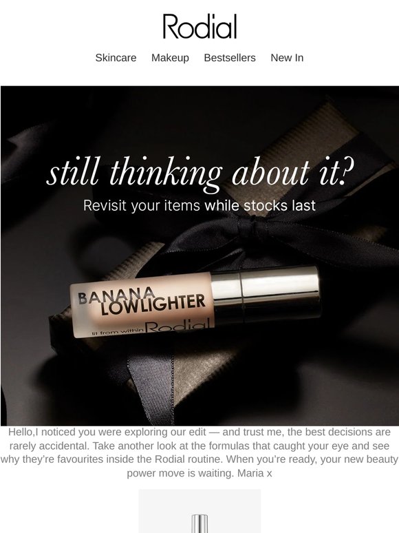 Still thinking it over?