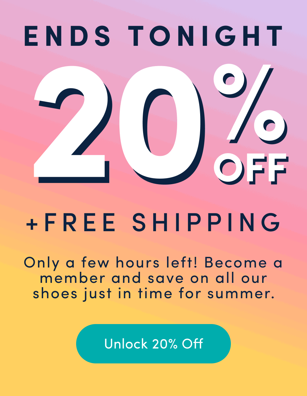 UNLOCK 20% OFF