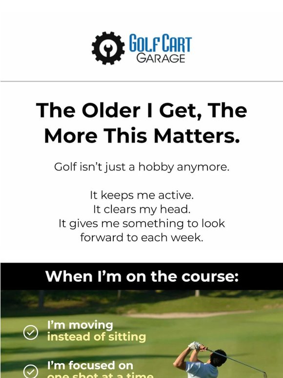 The older I get, the more this matters
