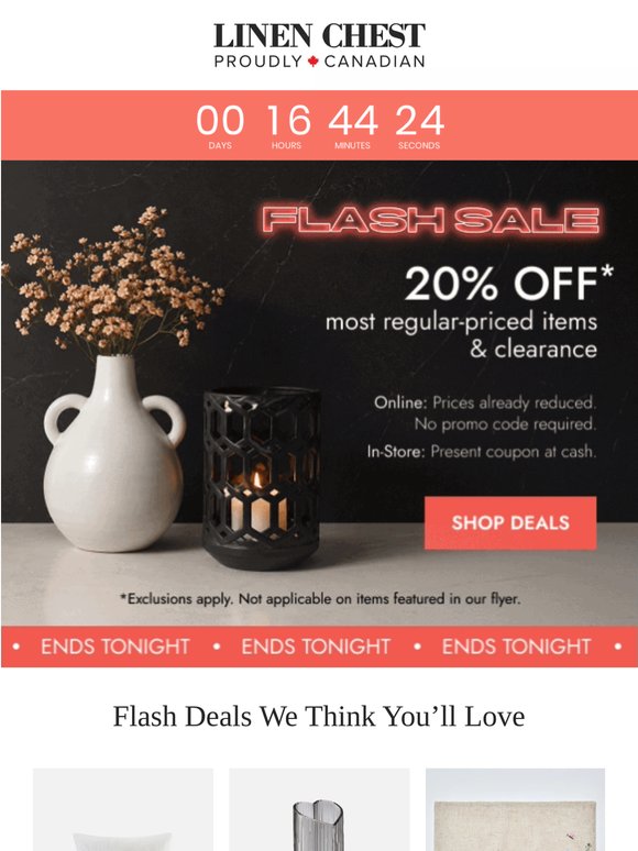 ⌛Flash Sale Ends Tonight