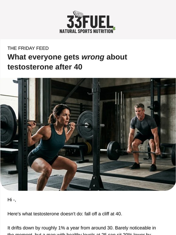 Testosterone doesn’t fall off a cliff