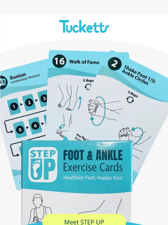 Meet STEP UP: your feet’s new routine