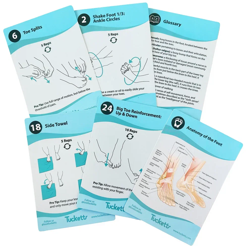 STEP UP Foot & Ankle Exercise Card Deck