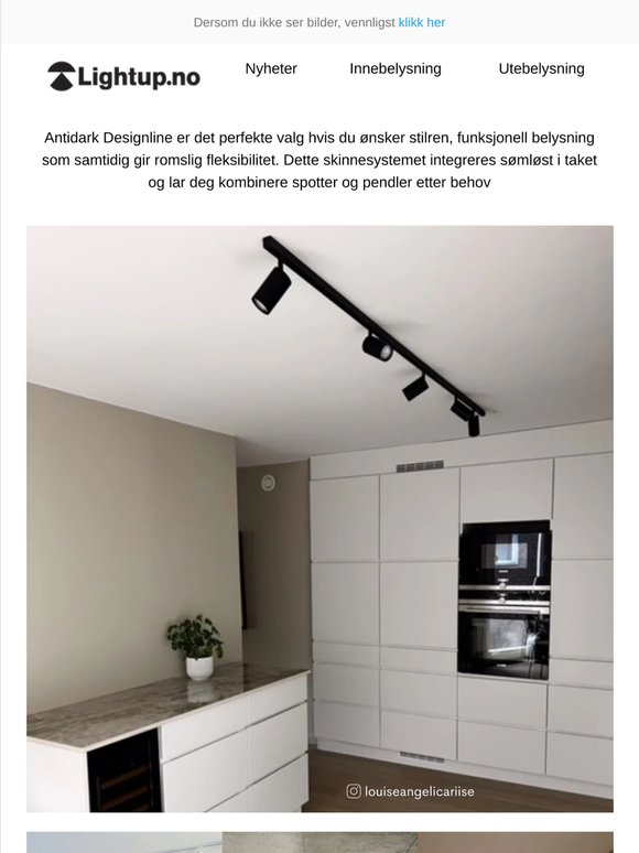 💥Kampanje på Designline spottskinne*