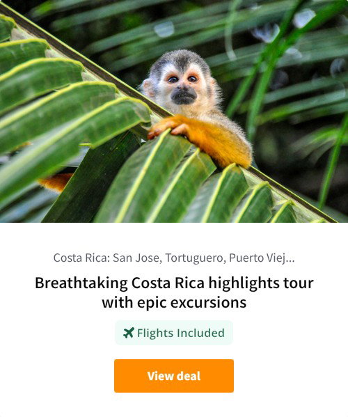 Breathtaking Costa Rica highlights tour with epic excursions