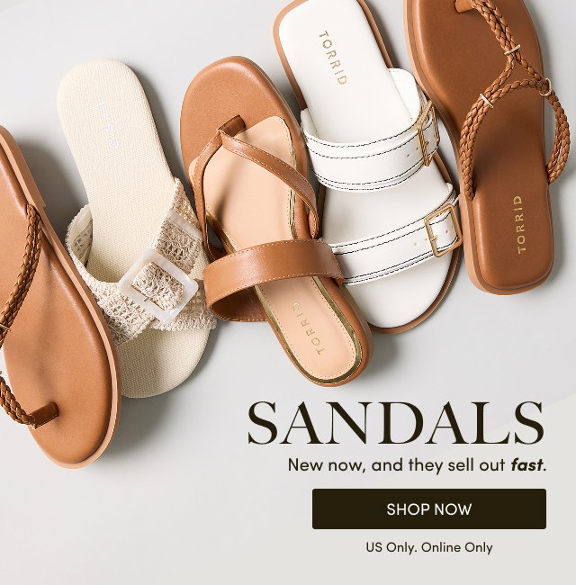 Sandals | New now, and they sell out fast. | Shop Now > | US Only. Online Only