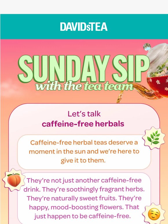 Sunday Sip with an herbal twist