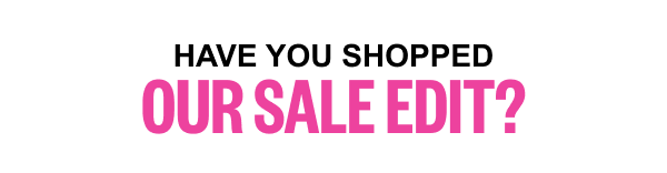 Our Sale Edit?
