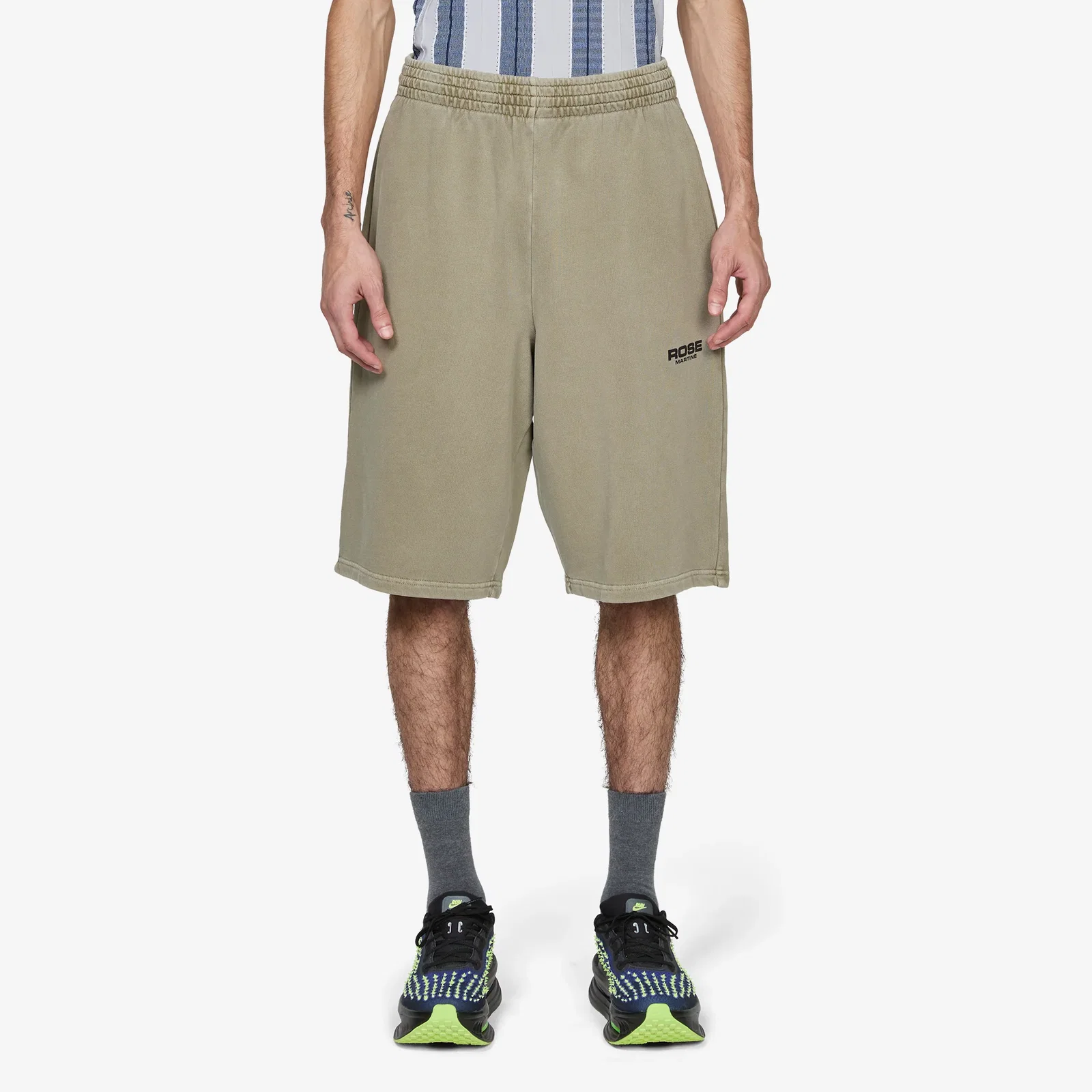 Image of Sweat Short Washed Sage Green